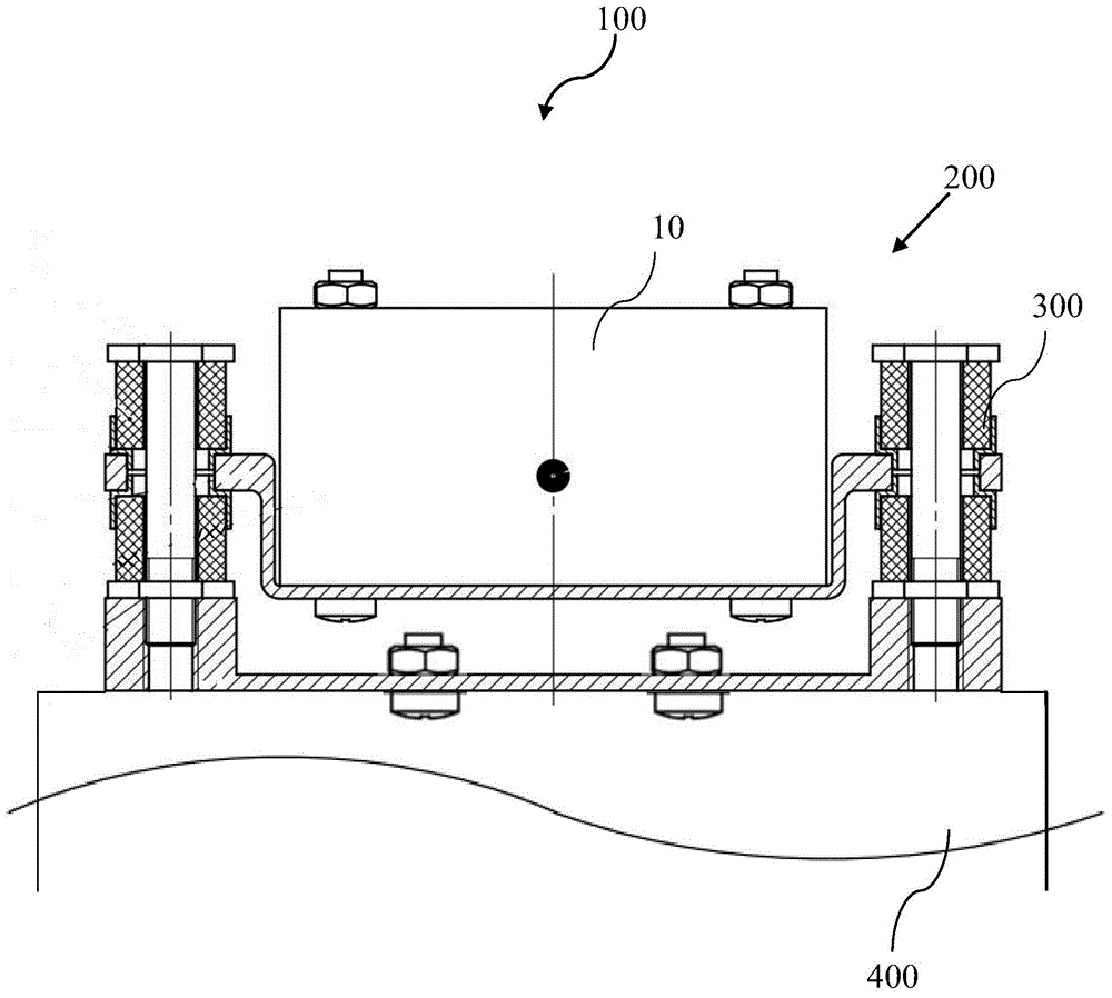 Damping component, crystal oscillation device, frequency synthesizer and electronic device