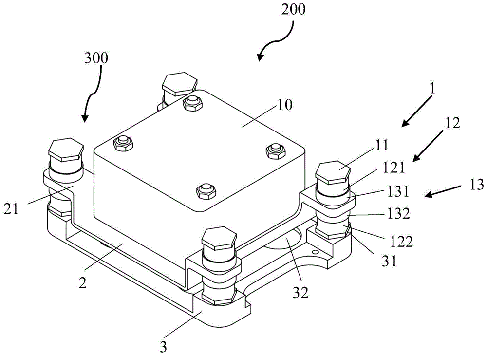 Damping component, crystal oscillation device, frequency synthesizer and electronic device
