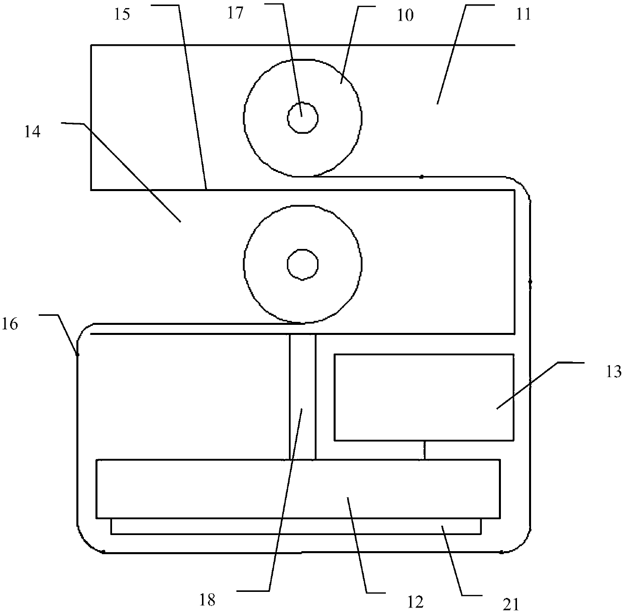 Intelligent sweeping and mopping all-in-one cleaning device that can automatically replace the wiper head