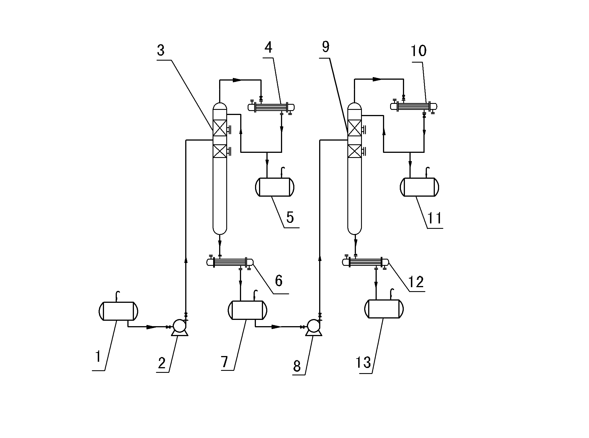 Device and method for continuously rectifying 3-chloropropyl triethoxysilane
