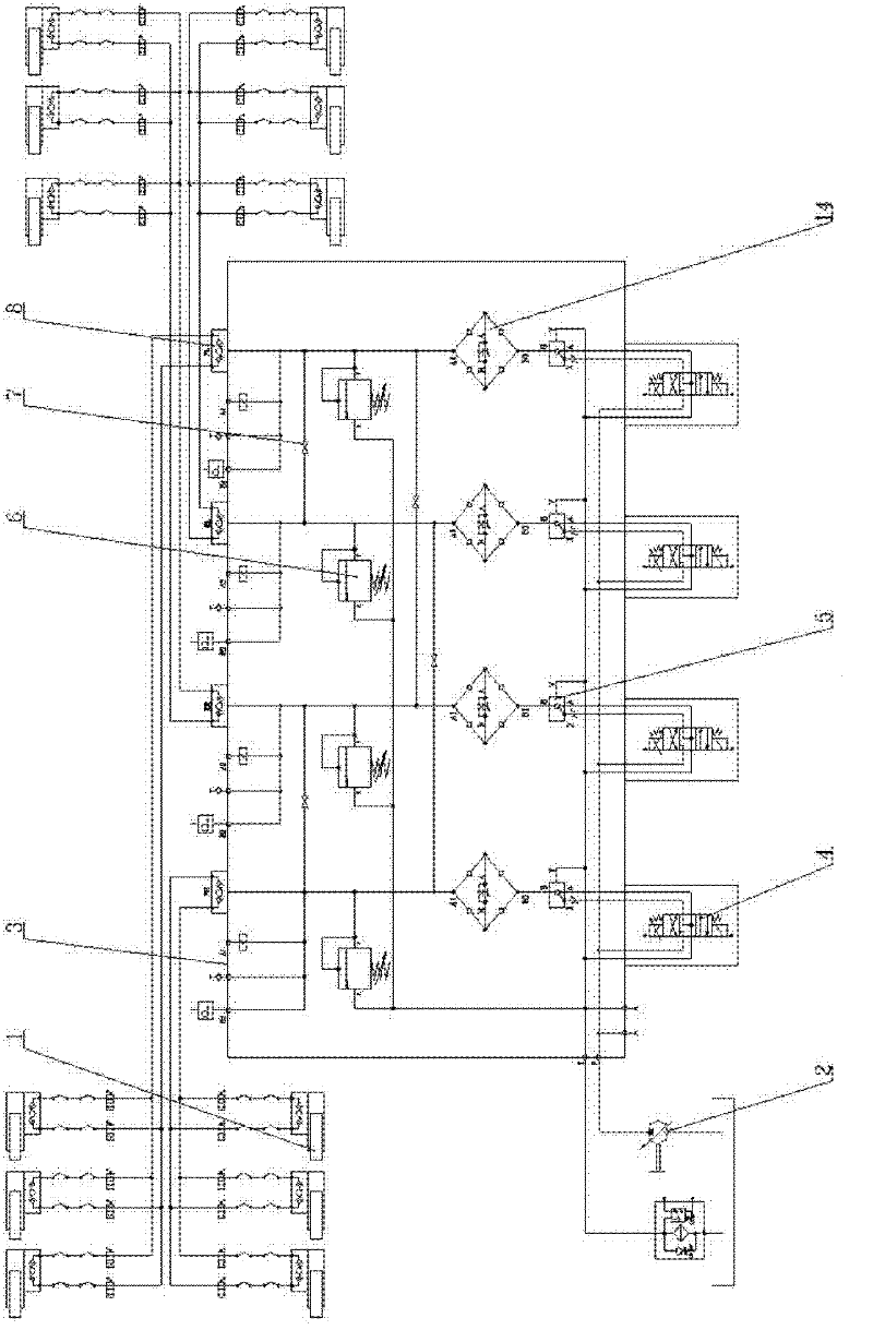Automatic leveling system for vehicle body platform