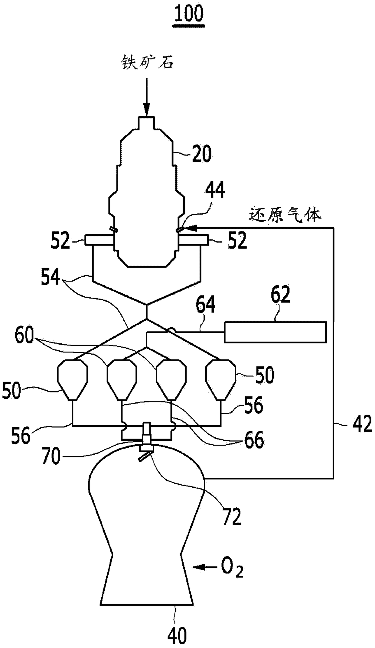 Method for manufacturing molten iron with improved charging method and molten iron manufacturing device using the method