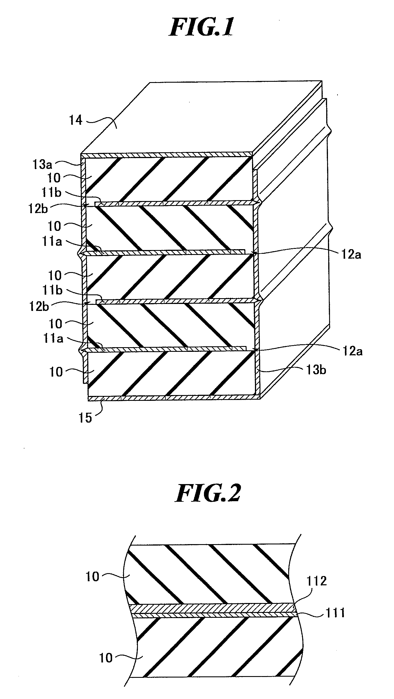 Multilayered piezoelectric element and method of manufacturing the same