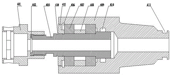 A water conservancy reaming system