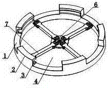 Auxiliary quenching device of compound gasket metal sealing ring