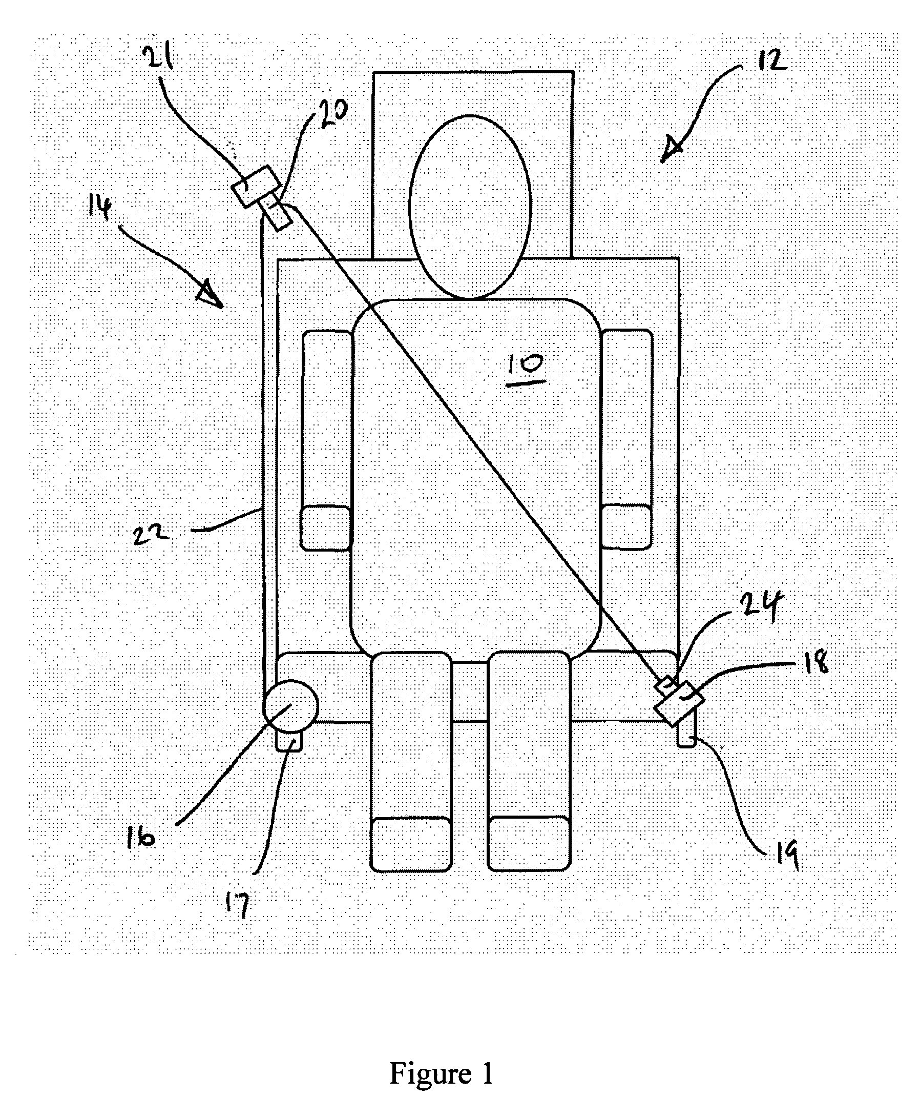 Restraint system for a seat belt device