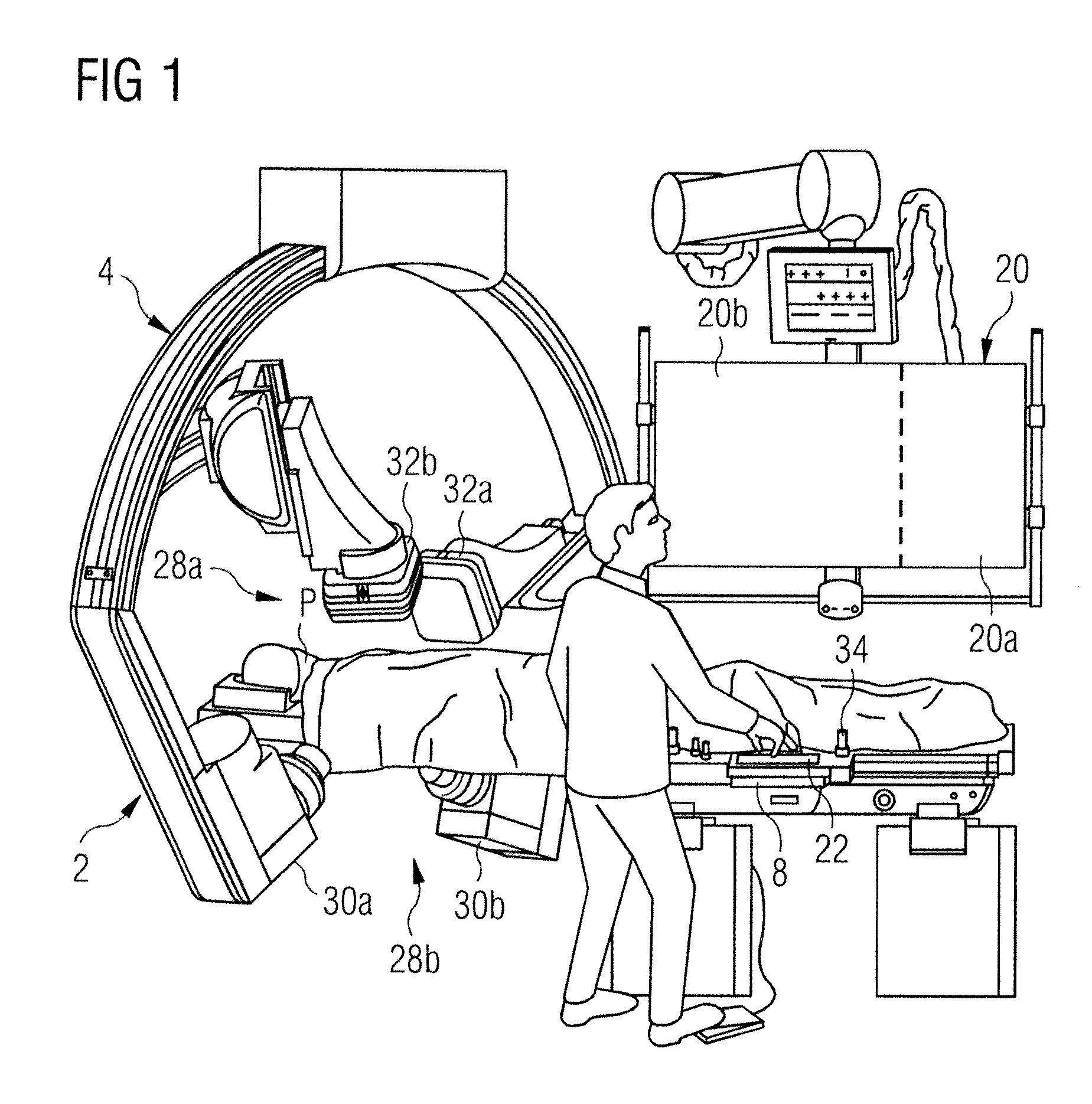 Medical technology system and operating a method therefor with reduced time required for acquisition of projection images