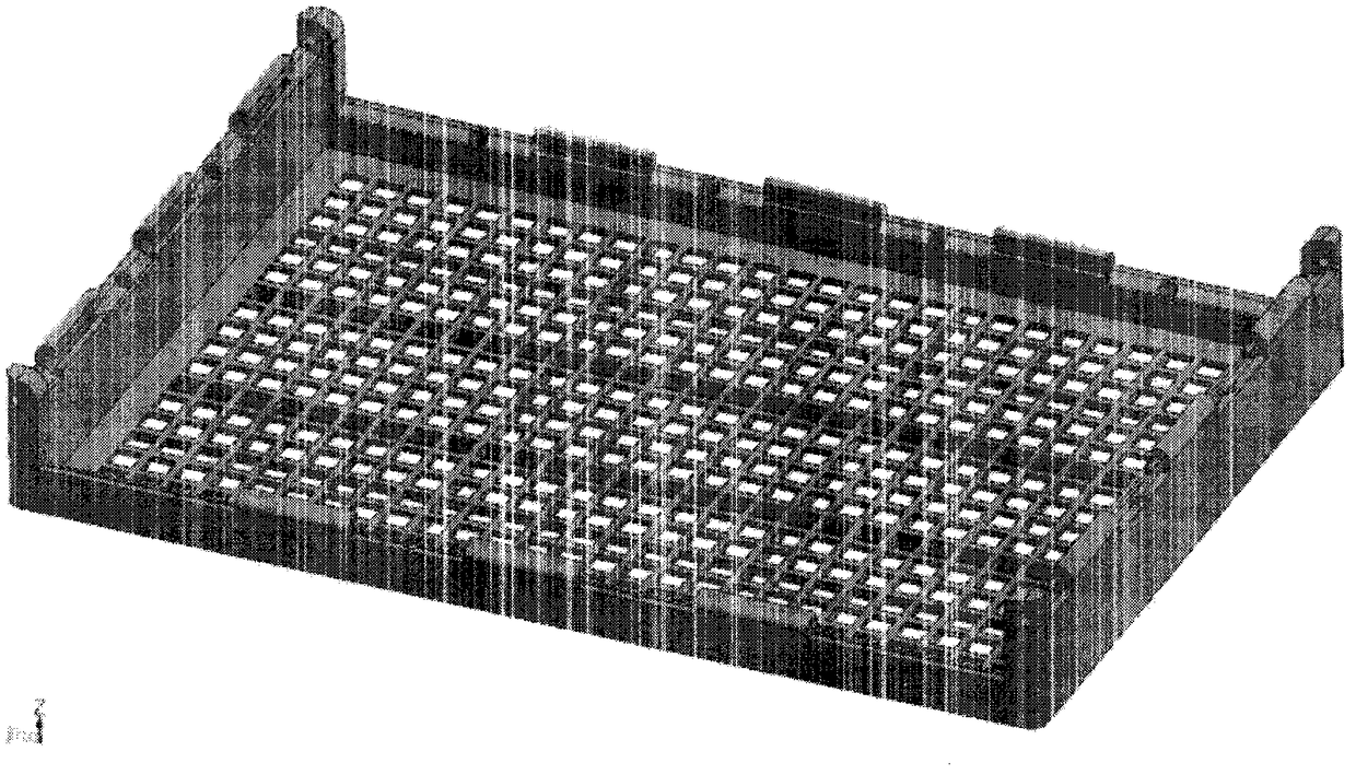 Filler storage case for sewage treatment