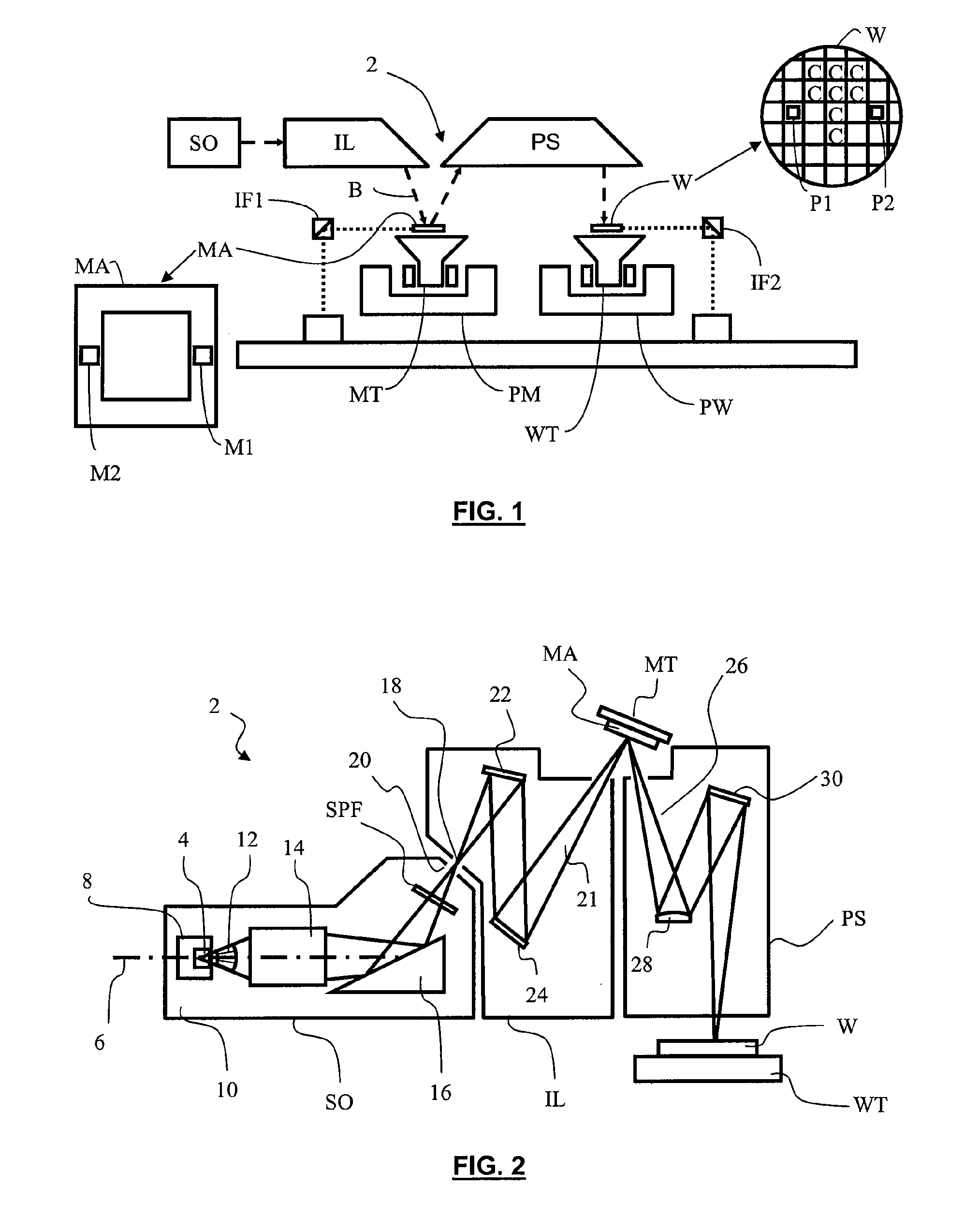 Spectral Purity Filters for Use in a Lithographic Apparatus