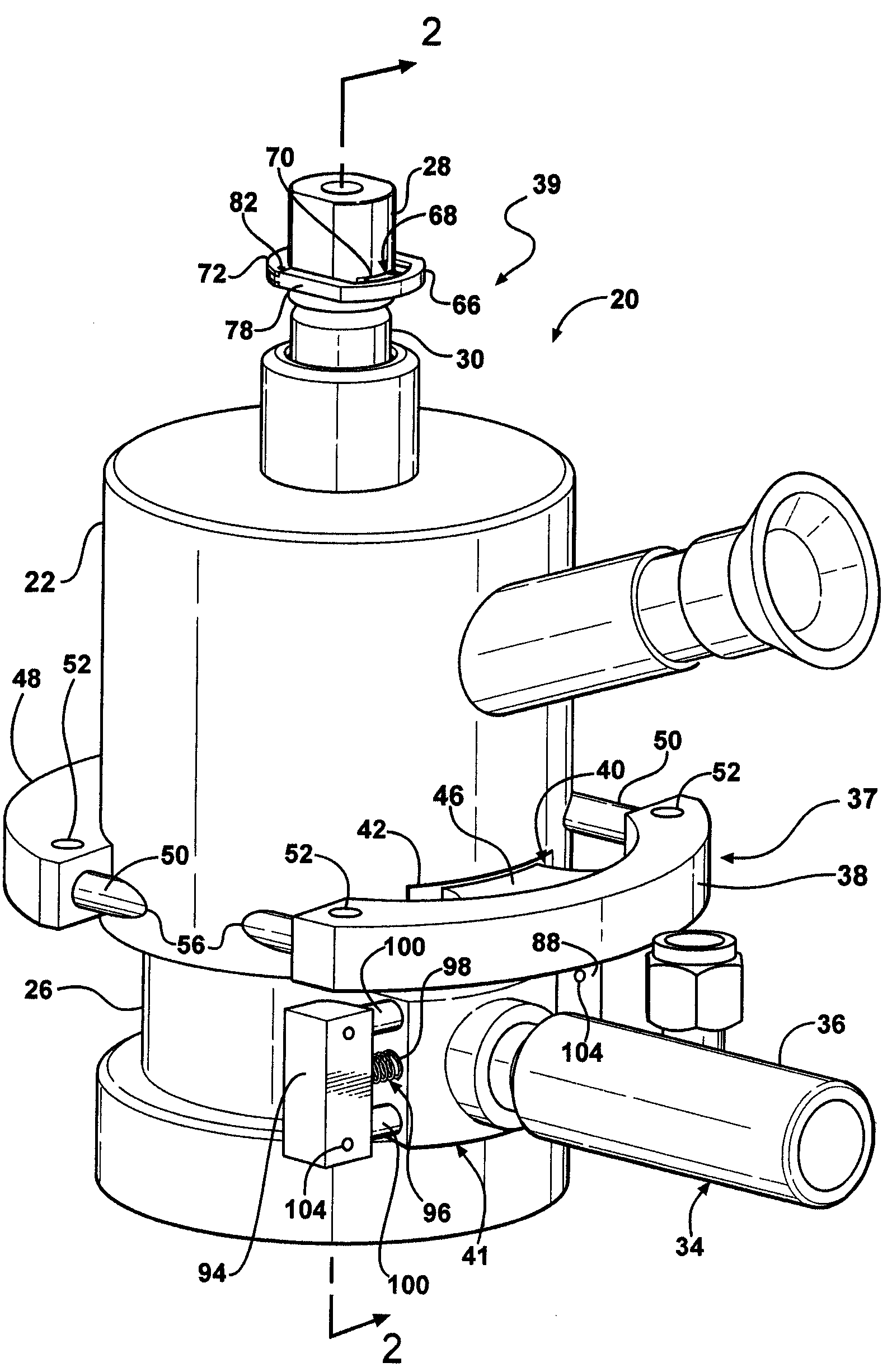 Filling valve apparatus for a beverage filling machine