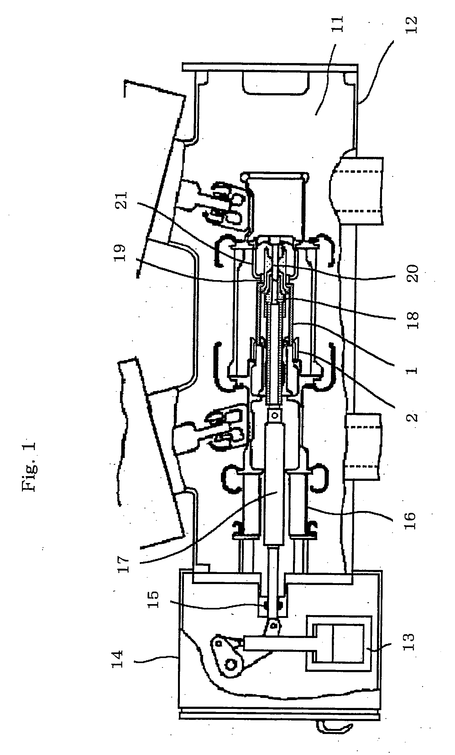Gas insulated breaking device