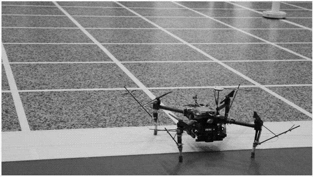 Unmanned aerial vehicle self-localization and pose regulation technology based on ground identifications