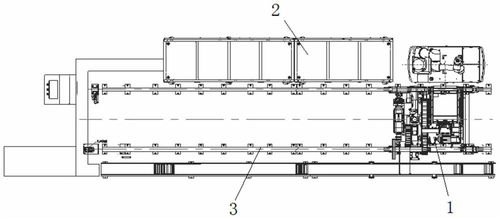 Automatic charging and replacing system for AGV battery