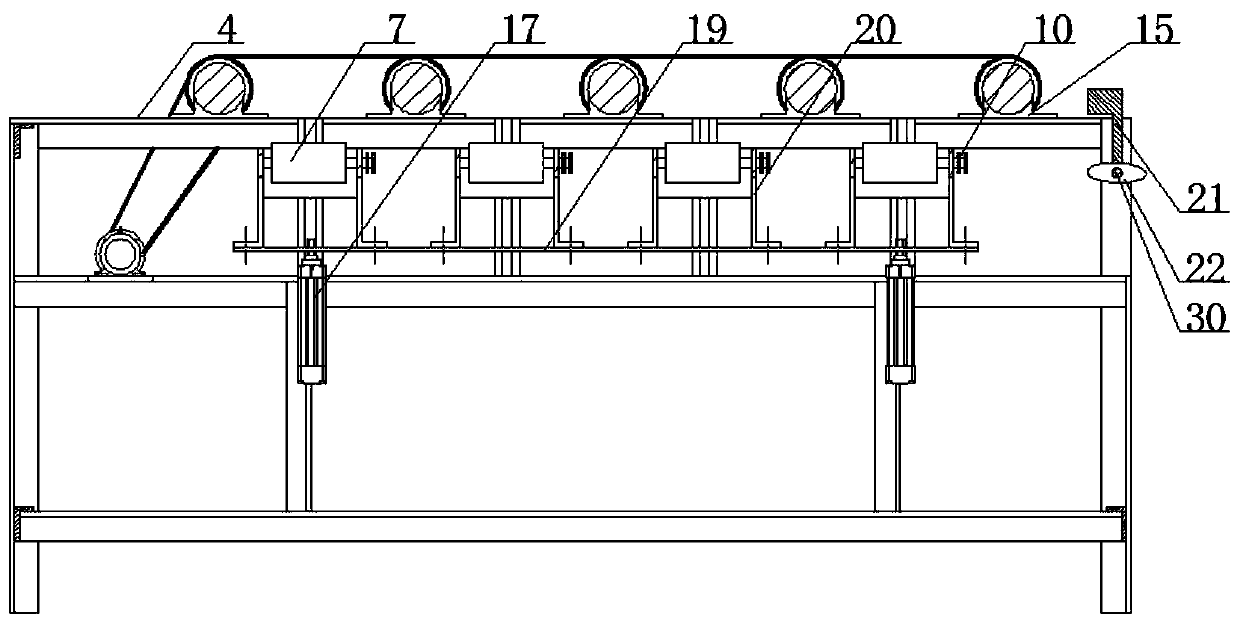 Glass magnesium board push type three-dimensional storage device and method