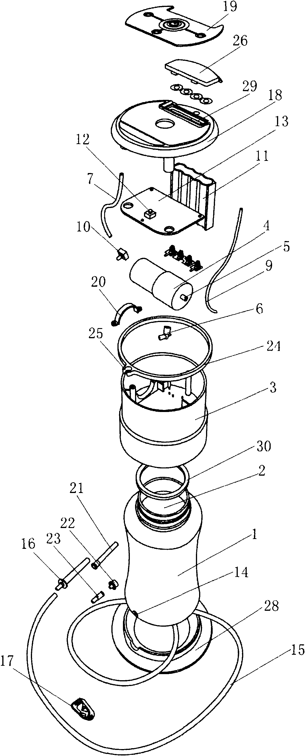 Full-automatic defecating and bowel clearing device