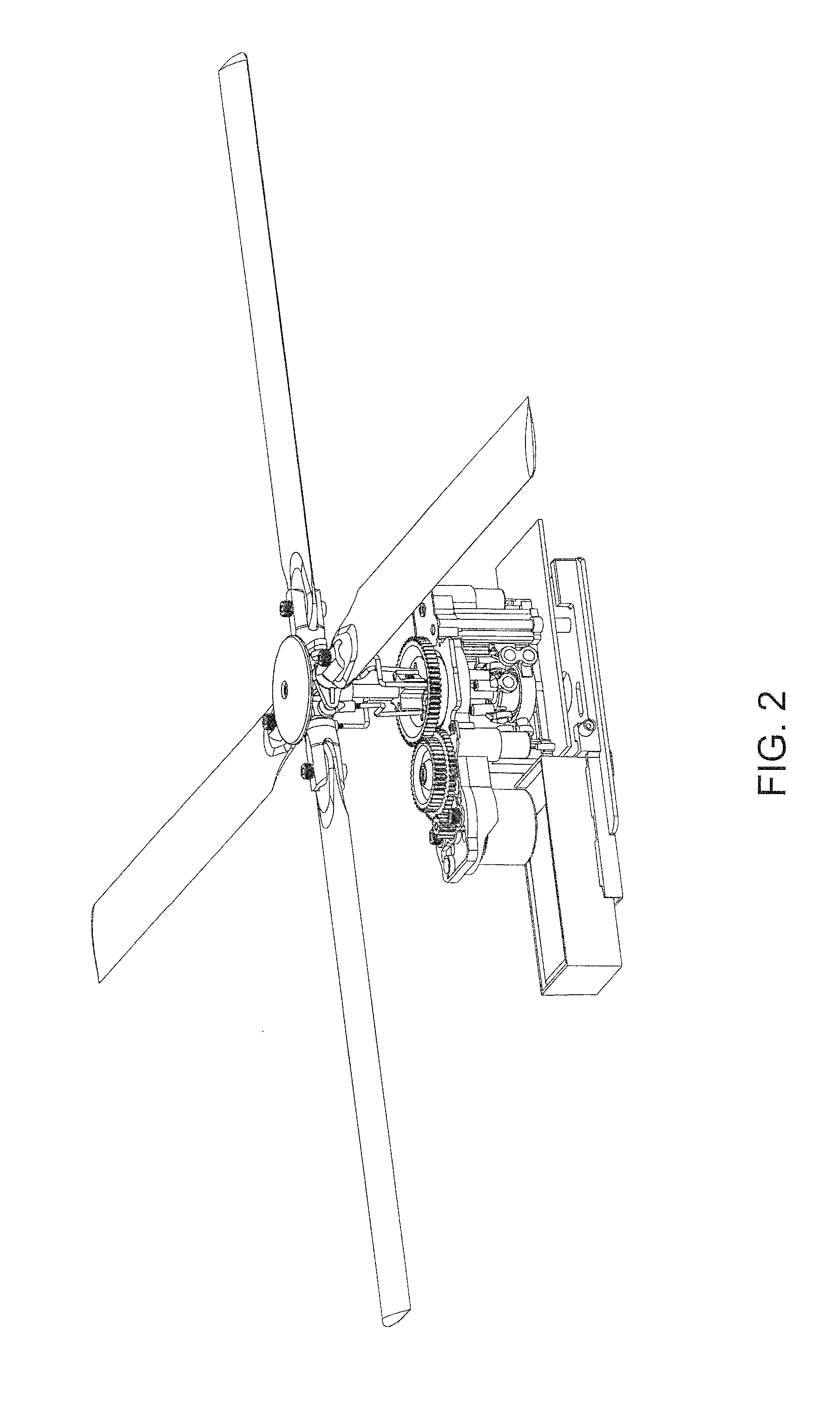 Transmission Mechanism for Remote-Controlled Model Stimulated Helicopter