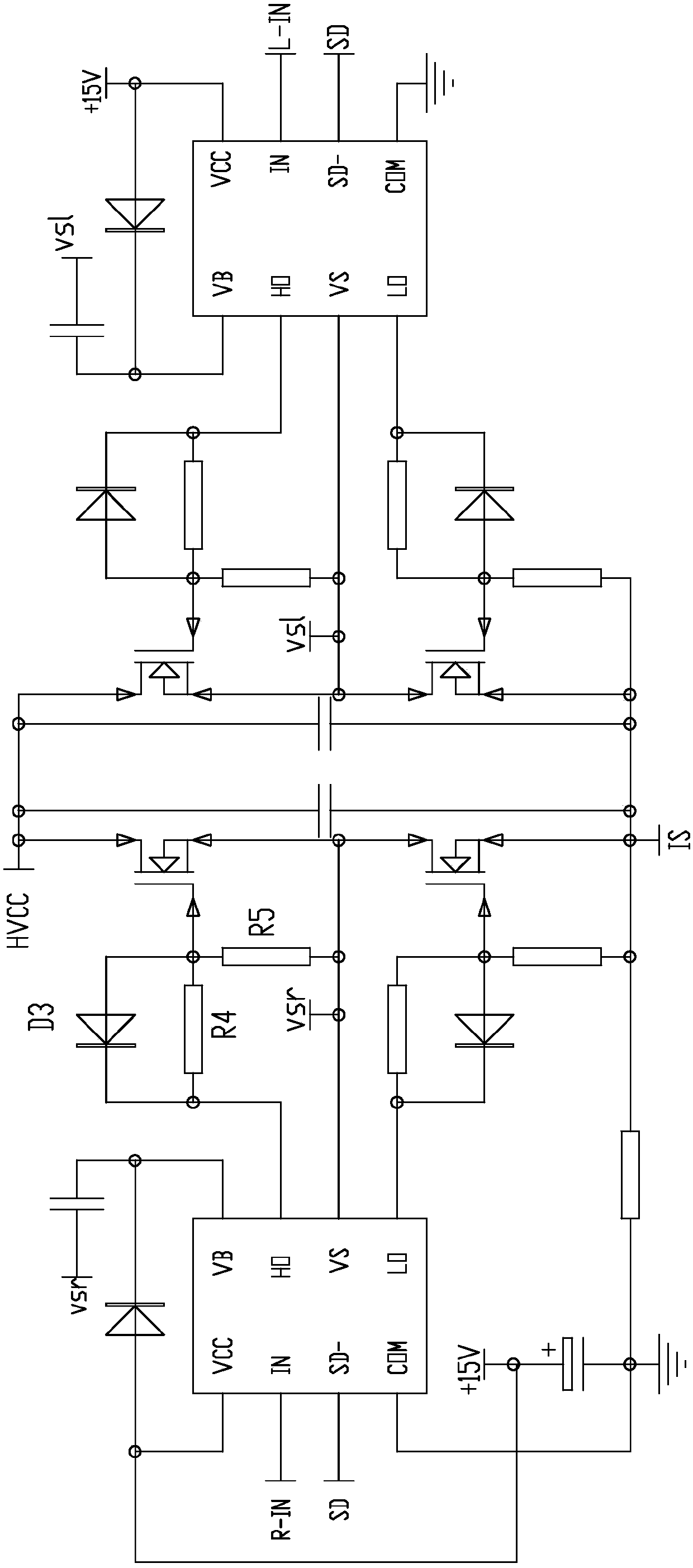 Inverter circuit with overcurrent protection function