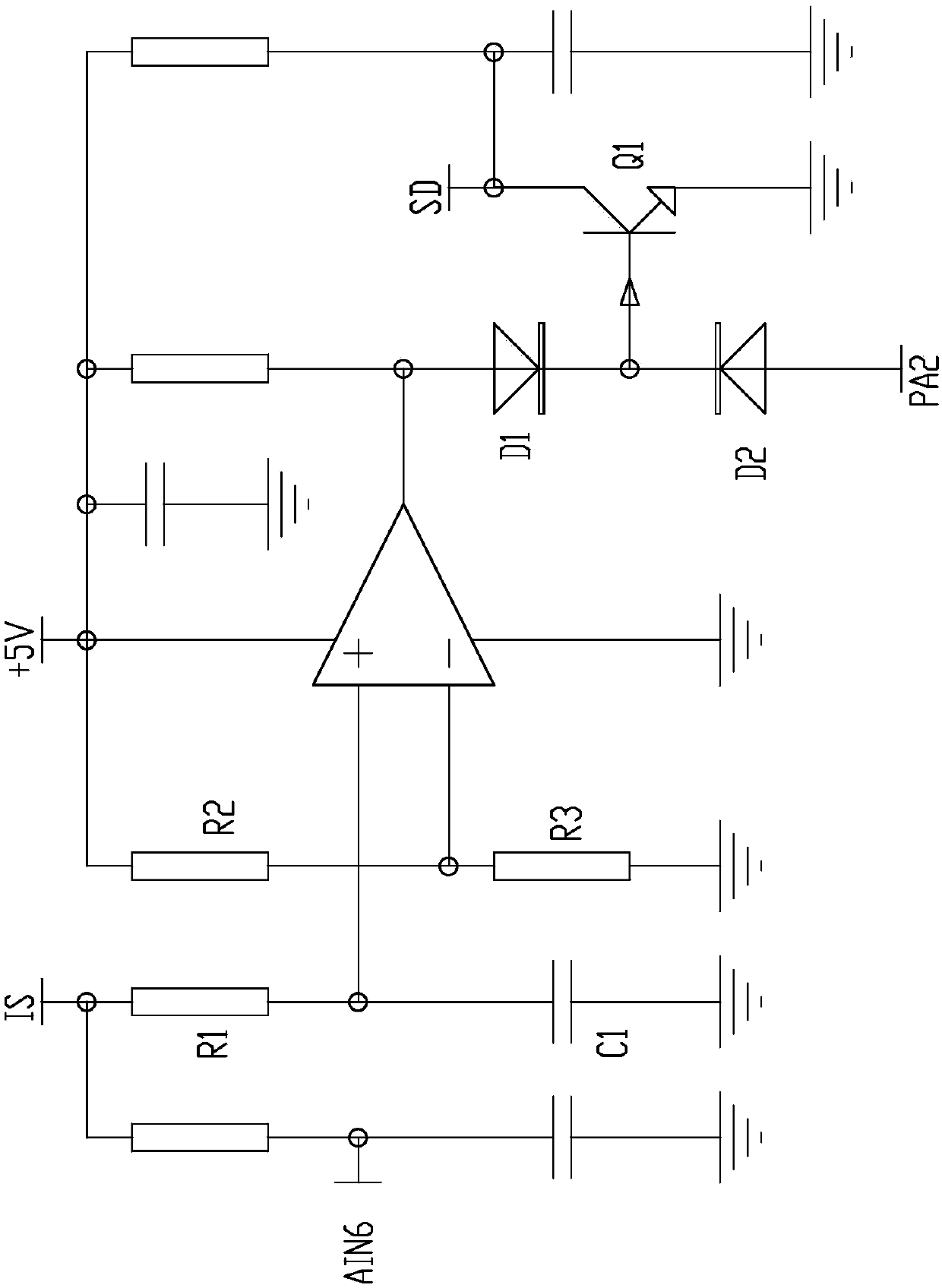 Inverter circuit with overcurrent protection function