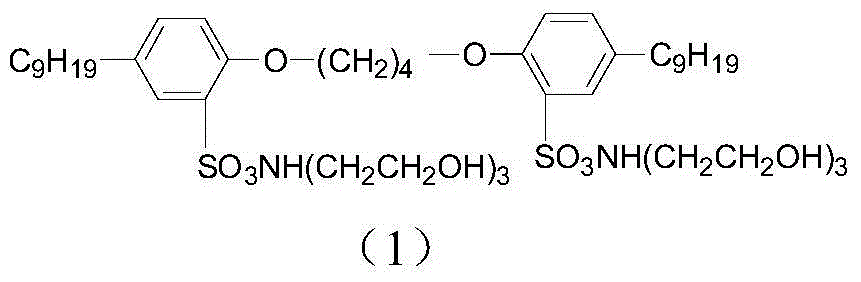 Preparation method of sulfonate type gemini surfactant