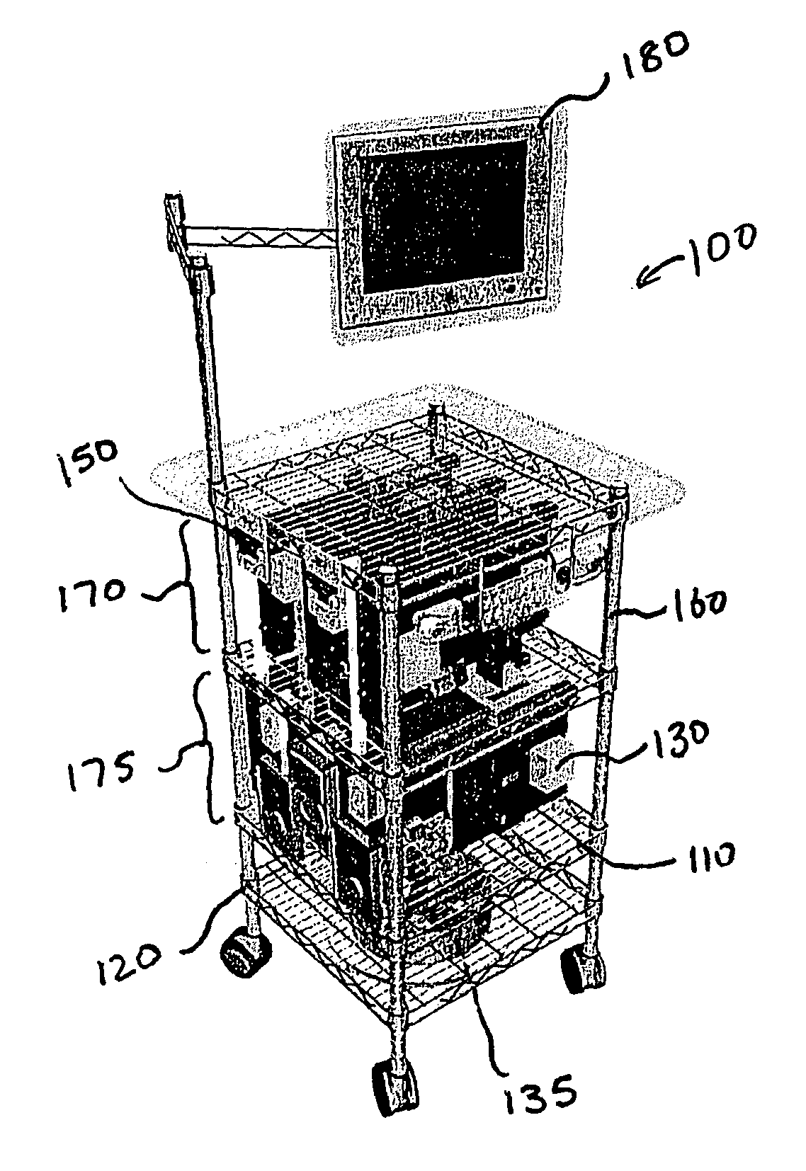Housing assembly for stacking multiple computer modules