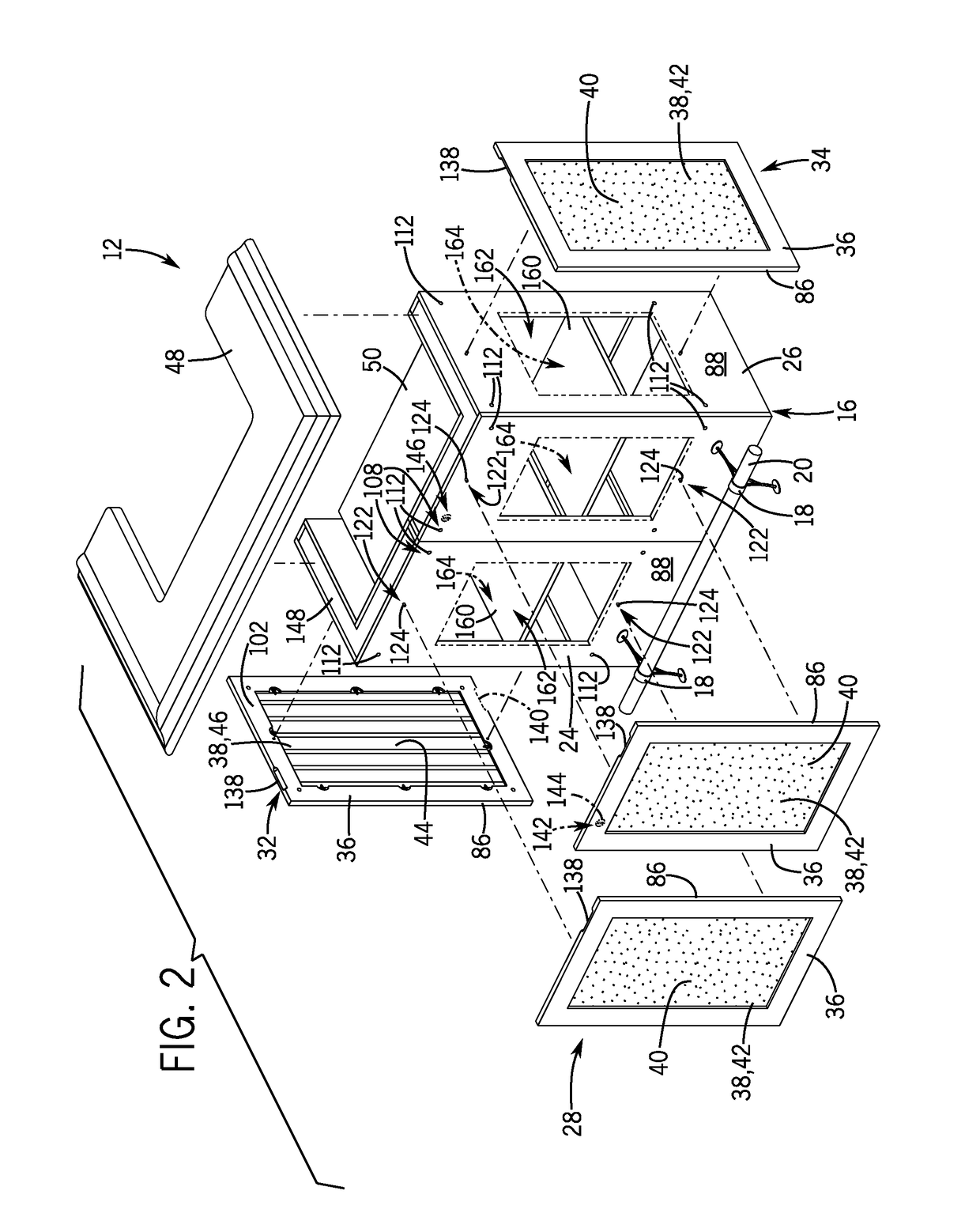 Cabinetry system having removable cabinet faces and reversible inserts