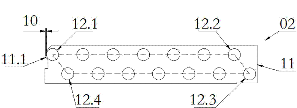 Fin, V-shaped heat exchanger and air conditioner