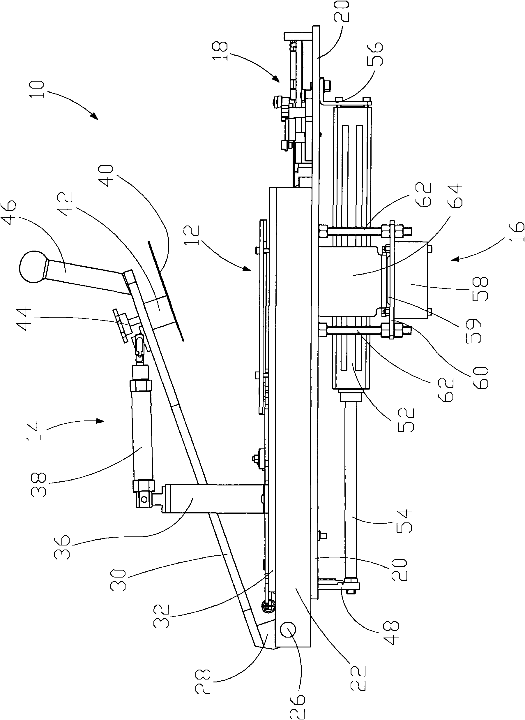 Machine for forming and ironing folds in pieces of cloth