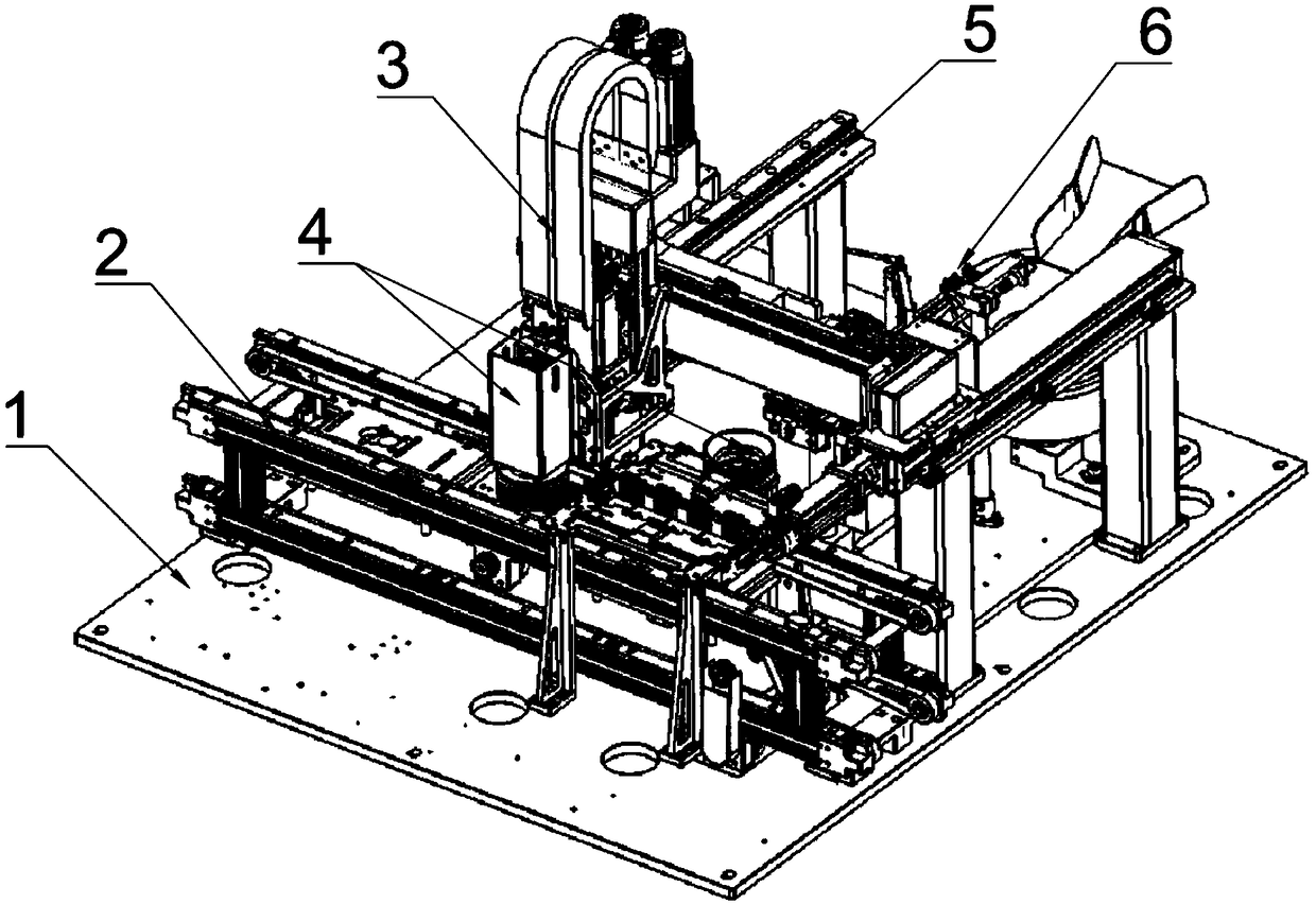 Marking rod assembling device, full-automatic production line and marking rod assembling method