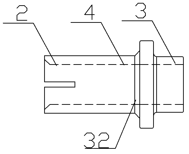 Drifting-proof blind rivet bolt and connecting structure
