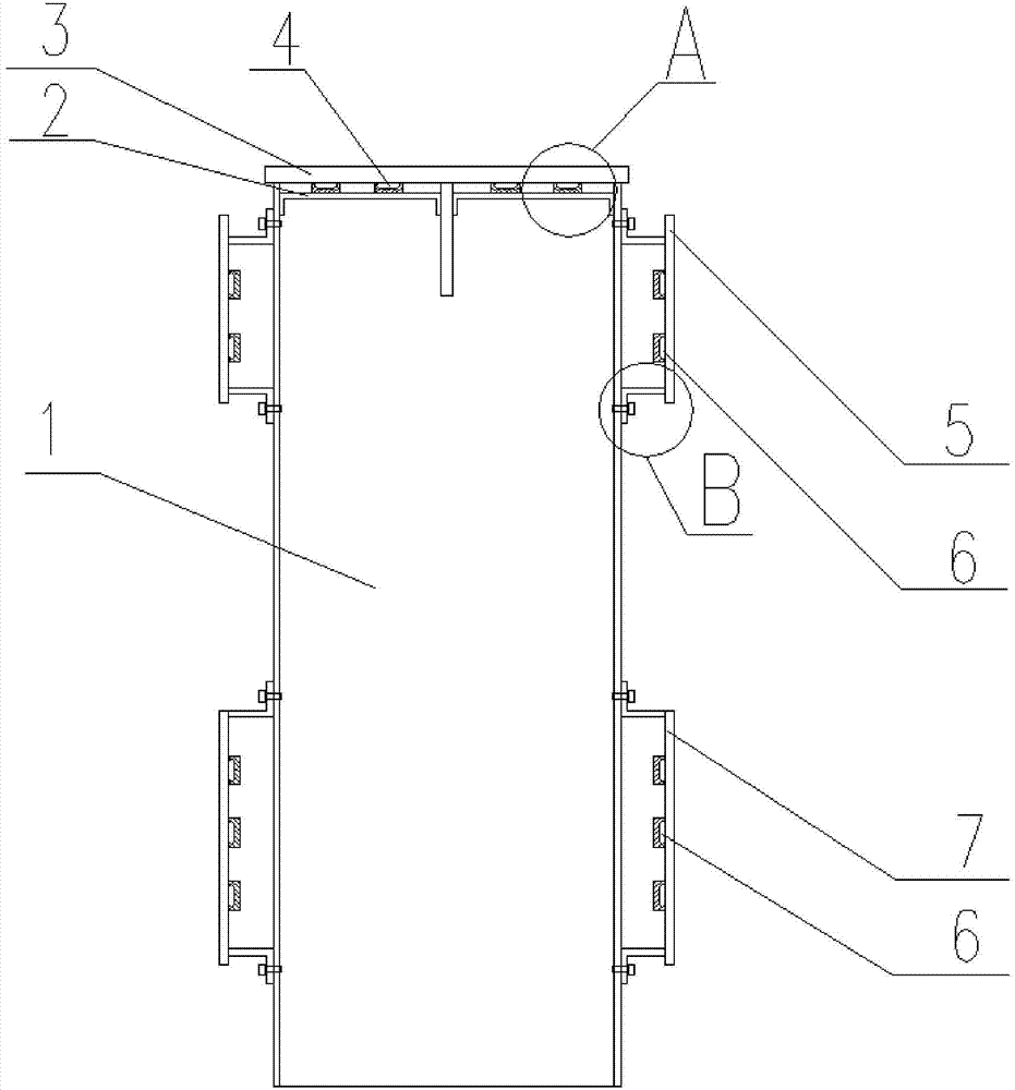 Ice and snow melting device for steel track beam