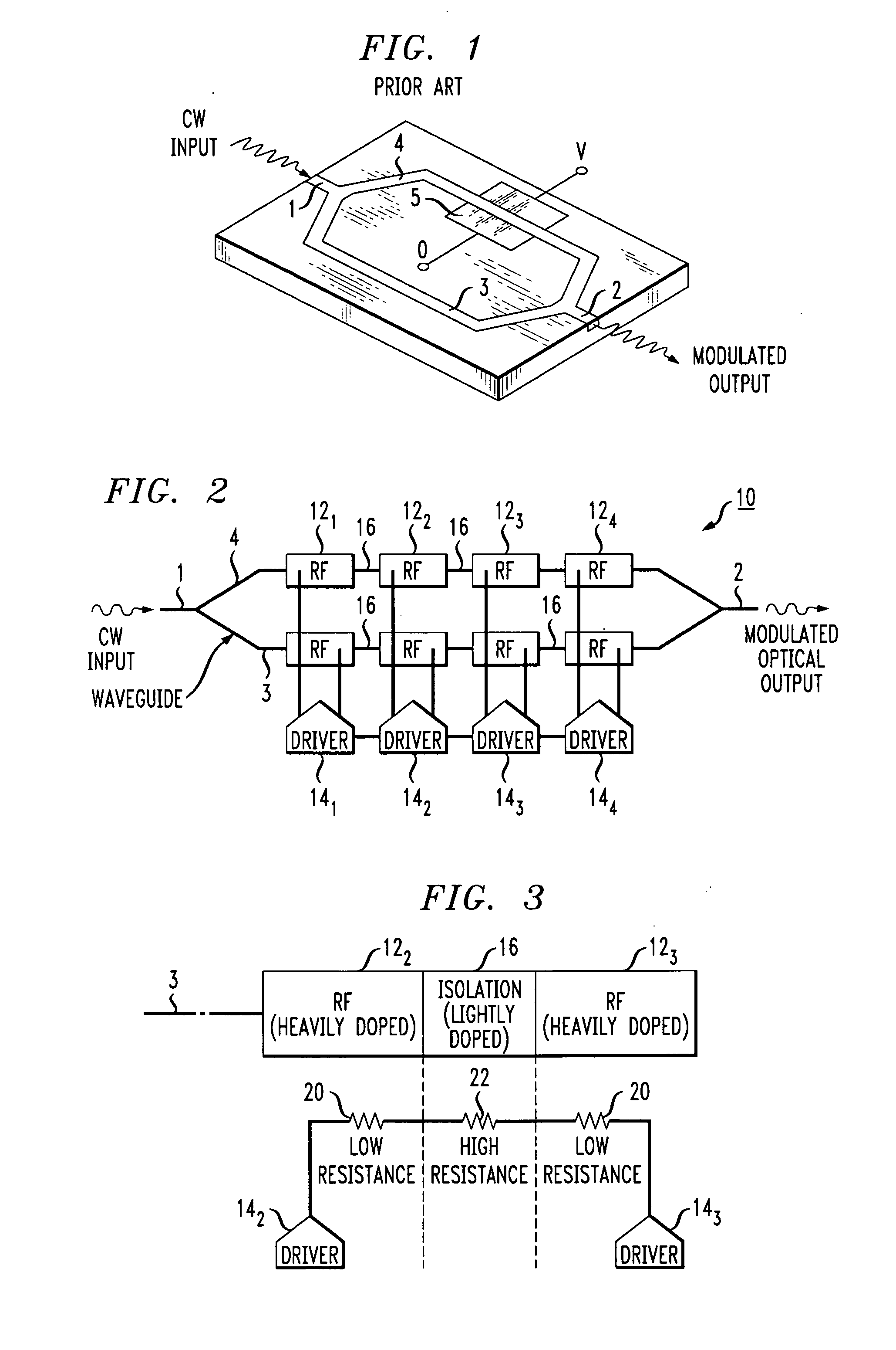 Segmented optical modulator