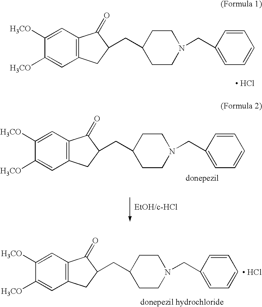 Process for producing multiform crystal of donepezil hydrochloride