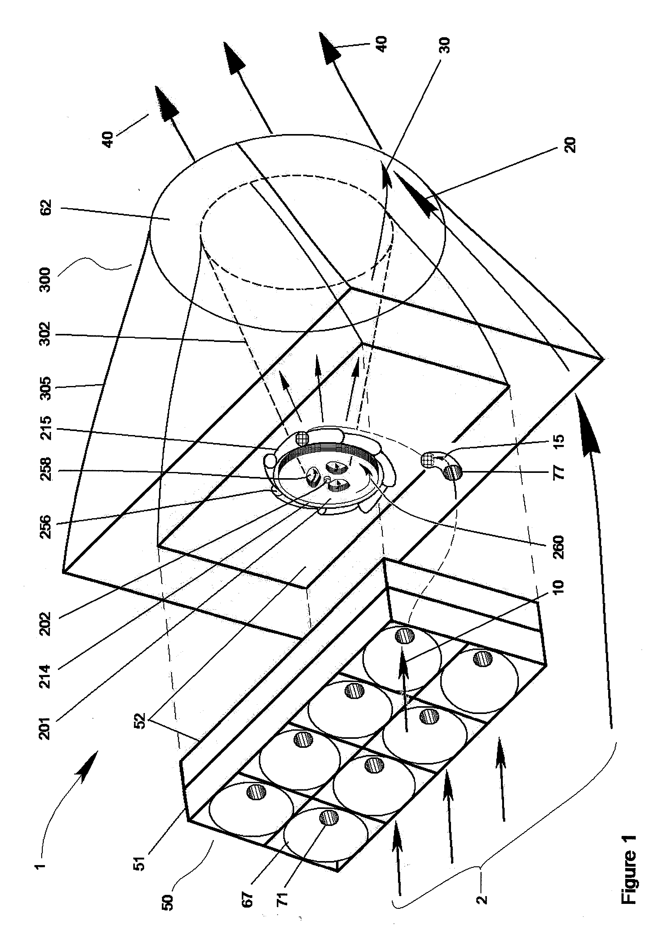 System and method for extracting power from fluid using a tesla-type bladeless turbine