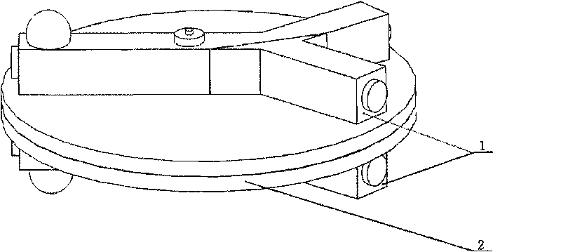 Dual Y-type cavity dual frequency laser accelerometer