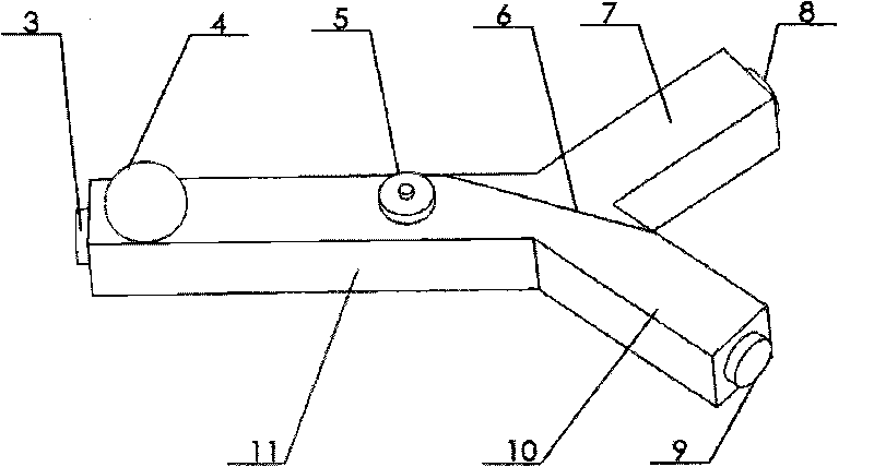 Dual Y-type cavity dual frequency laser accelerometer