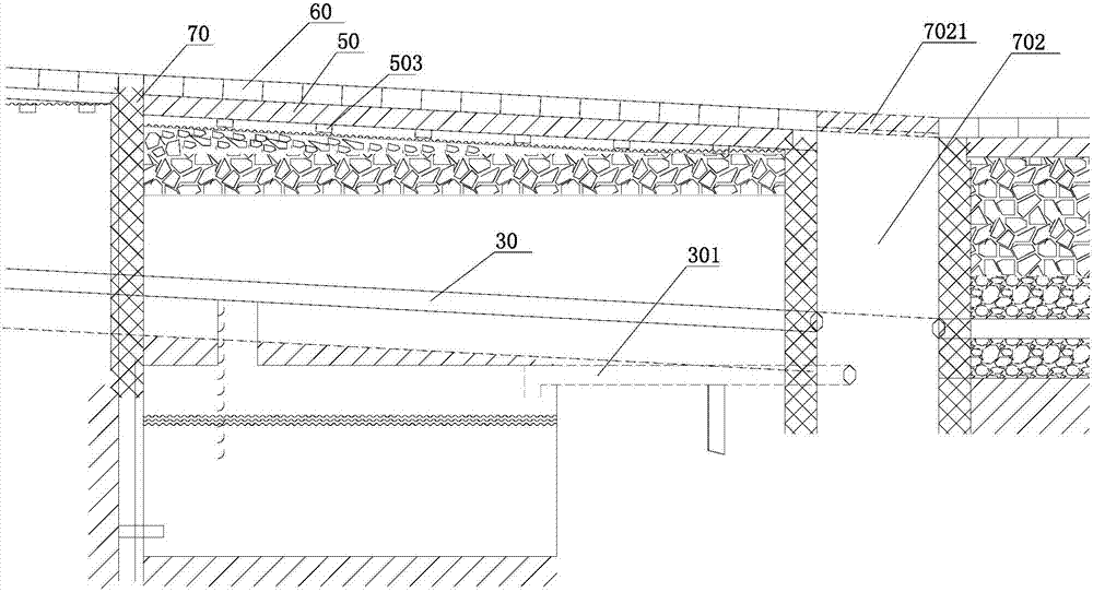 Subgrade construction method for sidewalk water-permeable brick and water-permeable brick