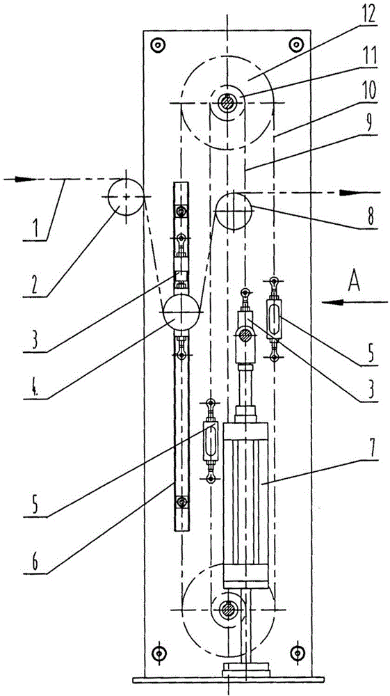 Pneumatic tension control device