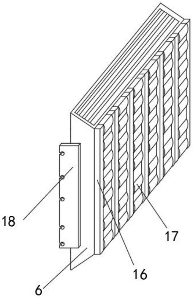 An expanded container module house with a safety protection structure