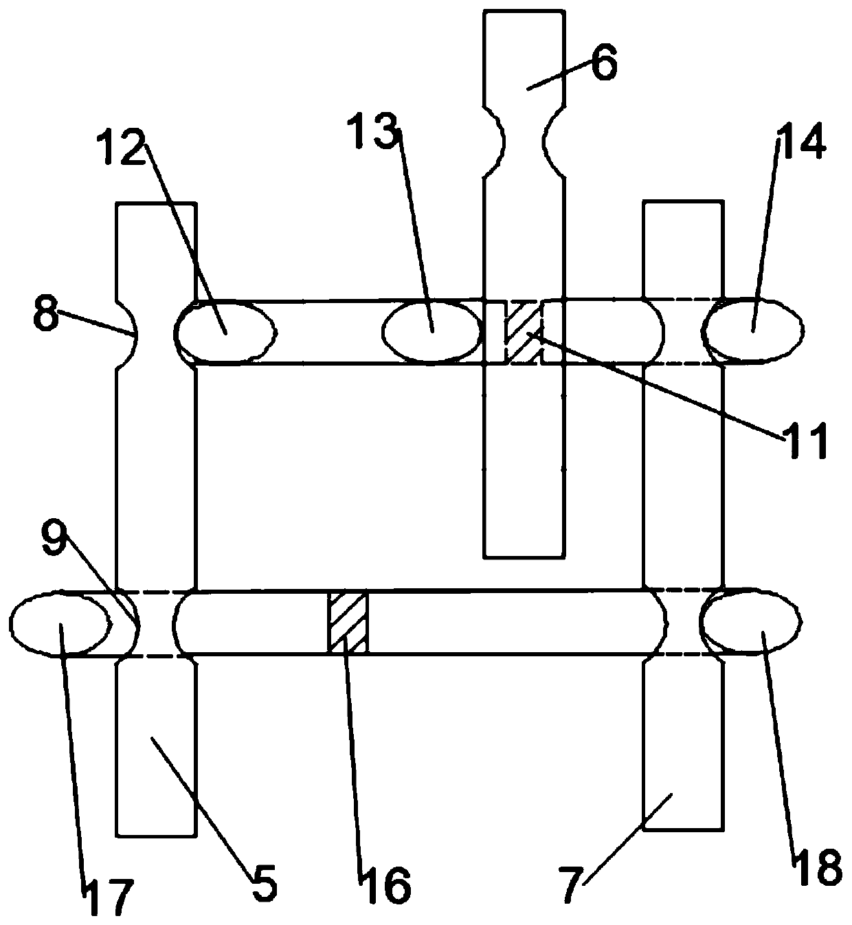 A gear interlocking device for automobile transmission