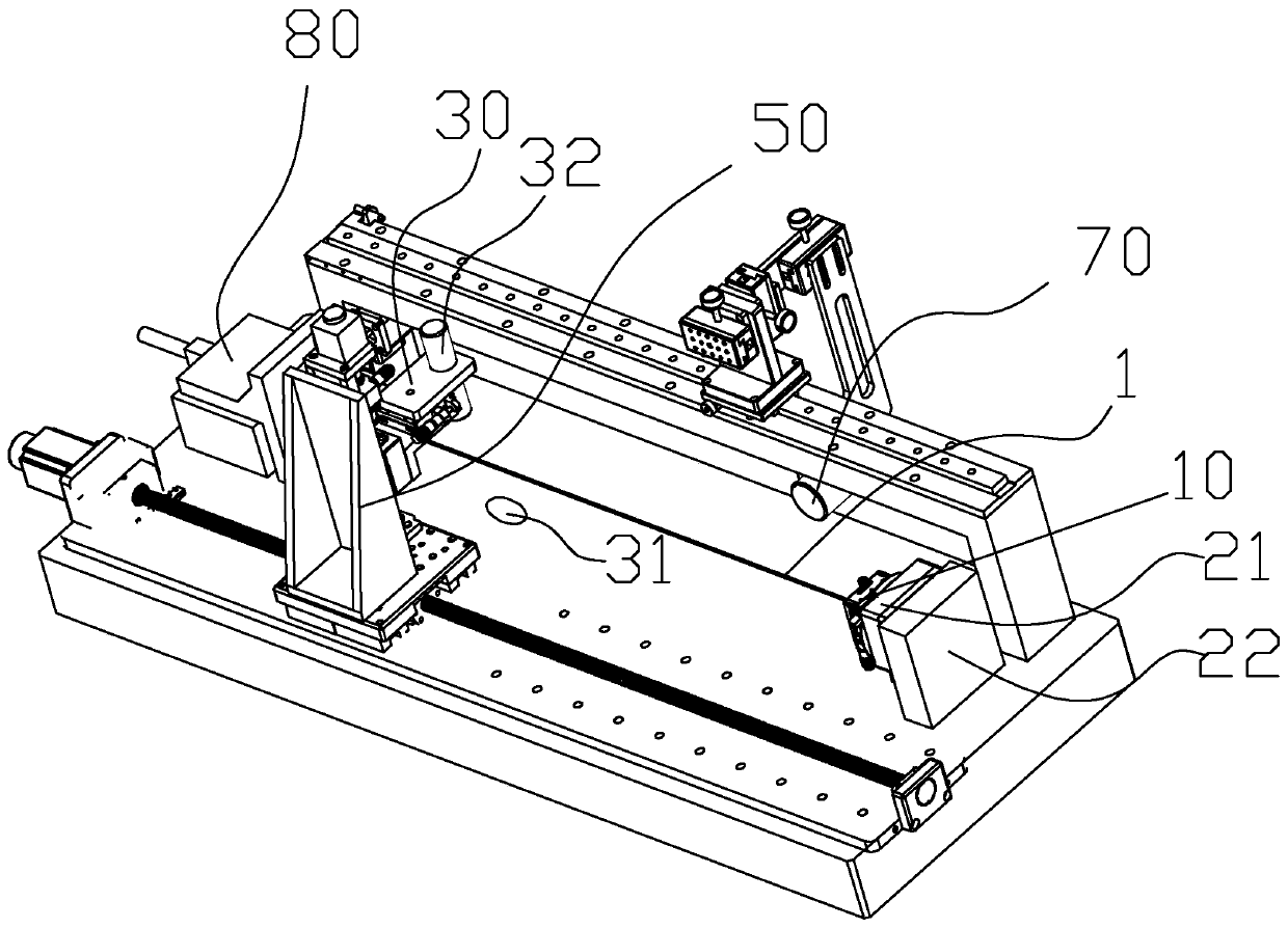 A method and device for detecting the three-dimensional surface topography of the entire circumference of a diamond wire saw