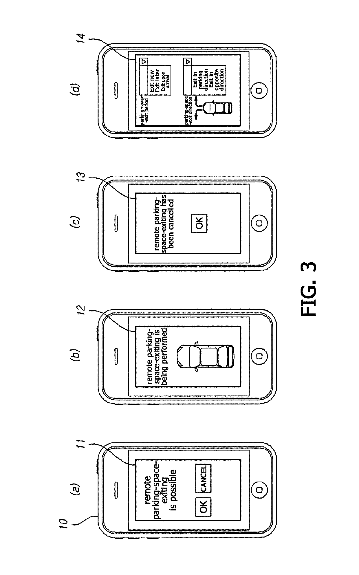 Parking-space-exit assist system