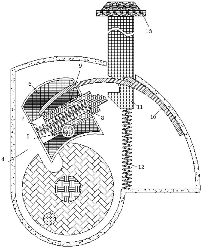 Novel high-strength suitcase coded lock and buckle structure