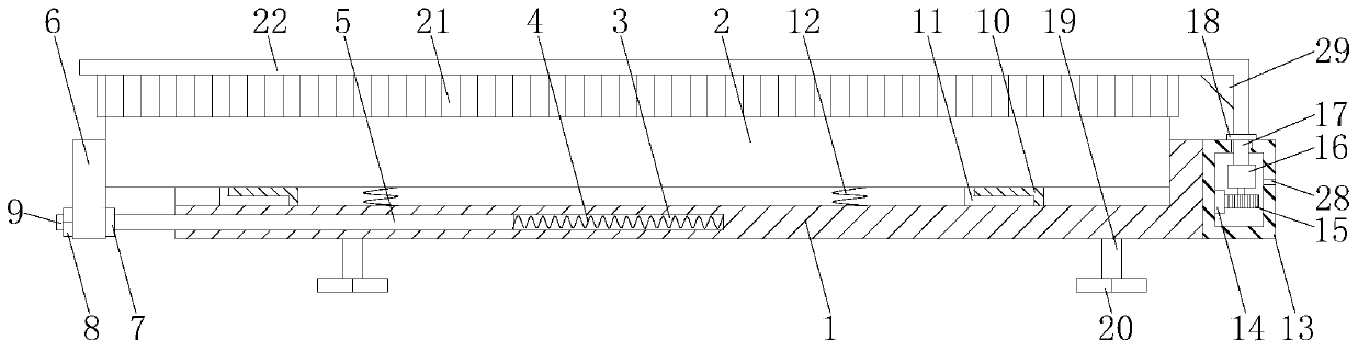 Fixing rack facilitating installation of photovoltaic cell panel