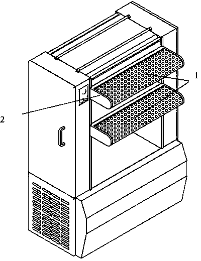 Automatic feeding device of thicknesser