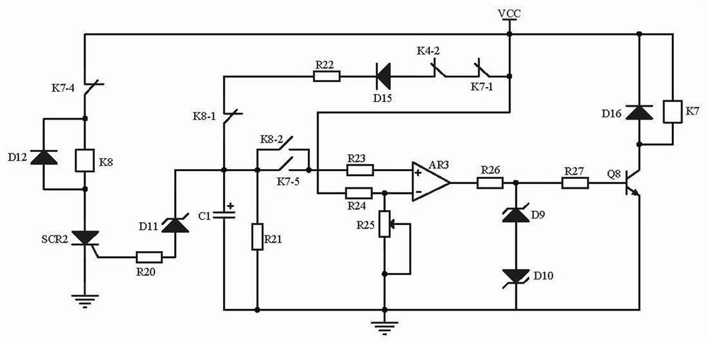 Fire-fighting monitoring device for electric curtain