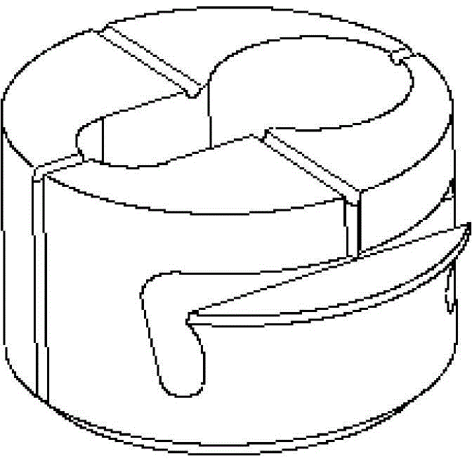 Novel location connecting piece and assembly thereof