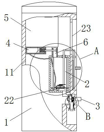 Vehicle-mounted water dispenser with adjustable water discharge amount