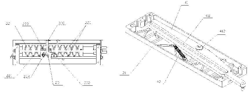 Variable-amplitude filament guide device for automatic soft bobbin winder