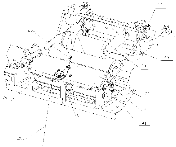 Variable-amplitude filament guide device for automatic soft bobbin winder