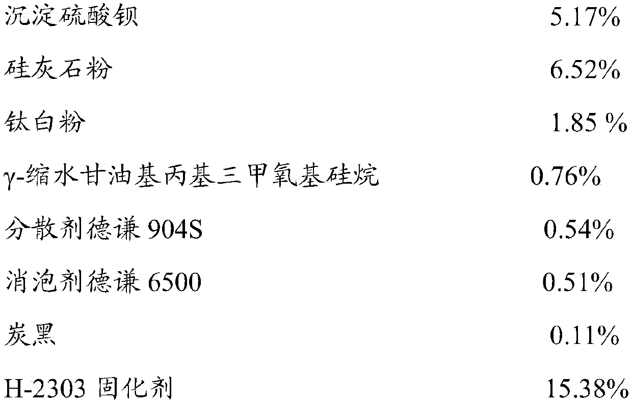 Underwater concrete flexible epoxy anticorrosion paint and preparation method thereof